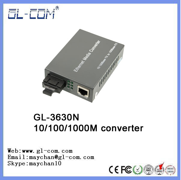 managed 10/100/1000M Media Converter rack chassis RJ45 port Fiber media converter rack chassis fiber converter