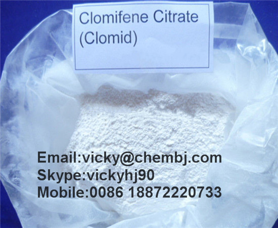 Anti Estrogen Clomid Steroids Muscle Building Clomifene Citrate Powder CAS 50-41-9 for Muscle Growth