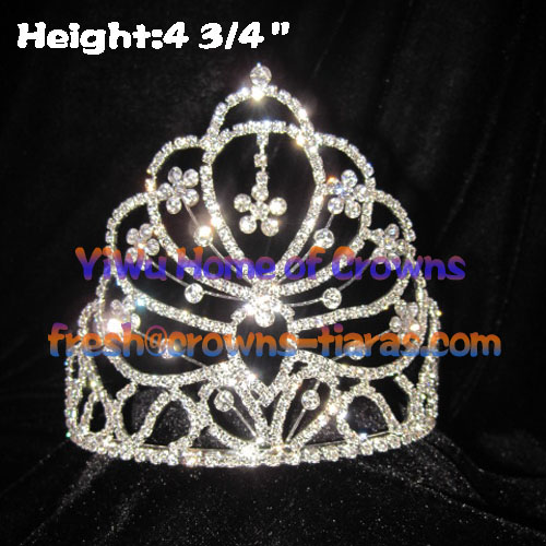 All Clear Crystal Rhinestone Crowns