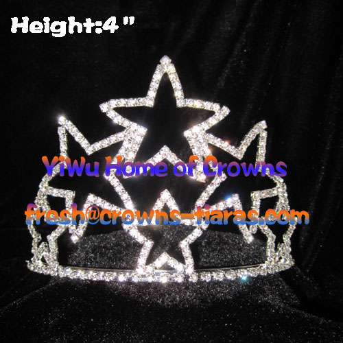 4inch Star Crystal Pageant Crowns