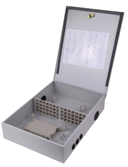 outdoor/indoor 36/48 core FTTH Fiber optic Distribution box waterproof IP55 Metal Material