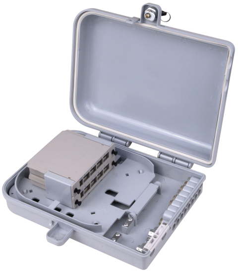 outdoor/indoor FTTH Fiber optic plastic Distribution box 08/16core Branch Frame Series waterproof IP55 PC/ABS 