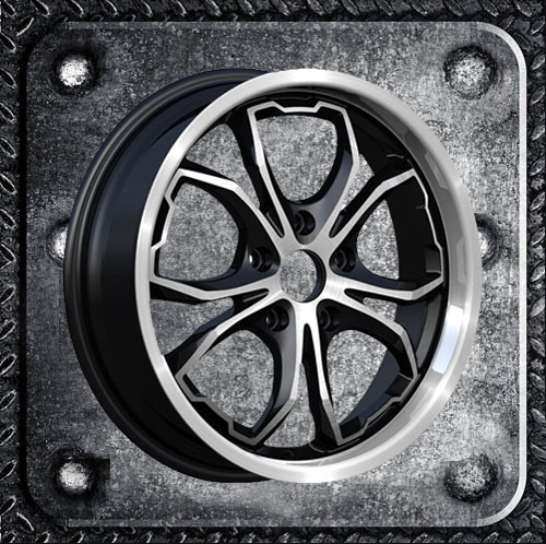Car Alloy Wheels machine face and lip