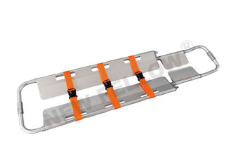 Aluminum Alloy Foldable Scoop Stretcher For Hospital CE / FDA 214×42×7cm