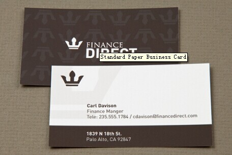 Standard Paper Business Card