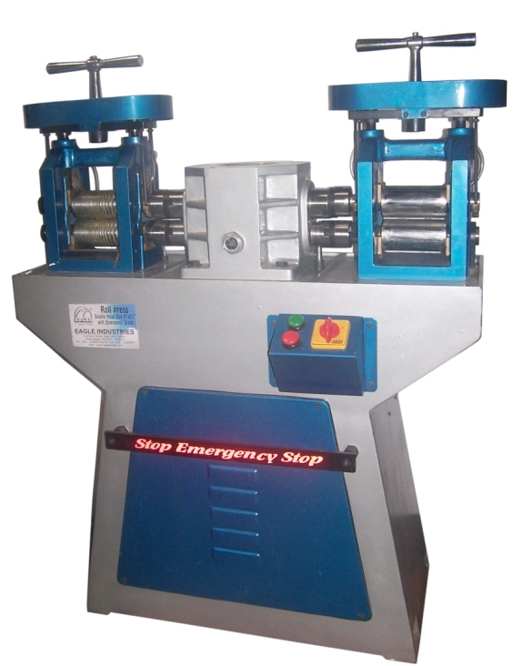 Roll press double hend with emergency break 
