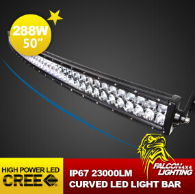 50 Inch 288W Curved offroad LED Light Bar