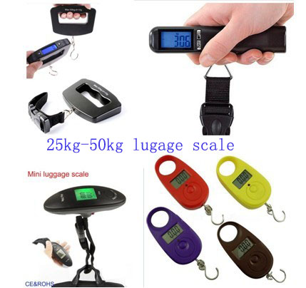 portable electronic luggage weighing scale