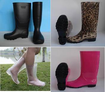 New Fashion Printing PVC Rain Boots, Woman Rain Boot, Boots