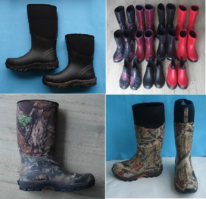 2014 New Mens Fashion Camouflage Rubber Rain Boot