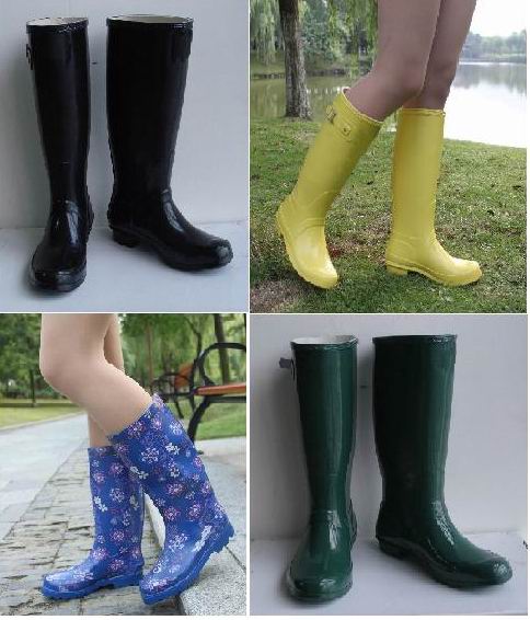 Ladies Various Rubber Rain Boots, Rain Shoes, Rubber Shoe
