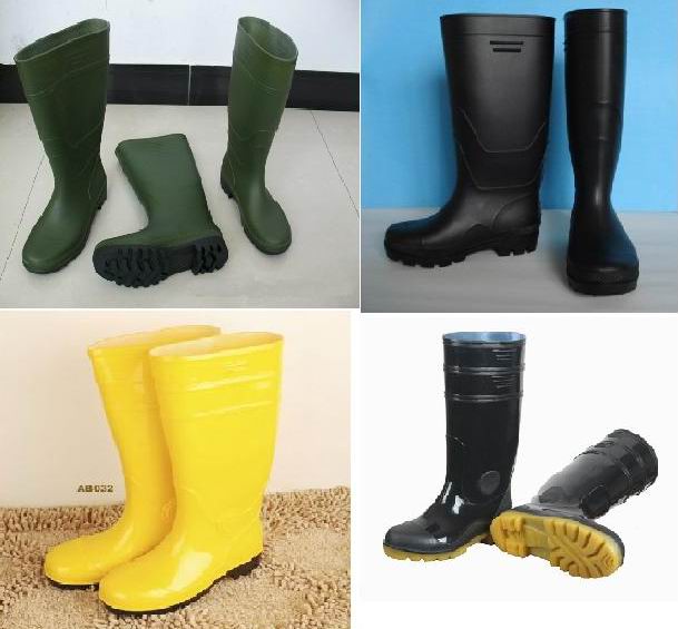 Mens Colored PVC Rain Boots,PVC Saferty Boots