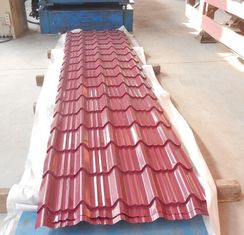 Custom Waterproof corrugated GI Metal Roof Sheet 1000mm width