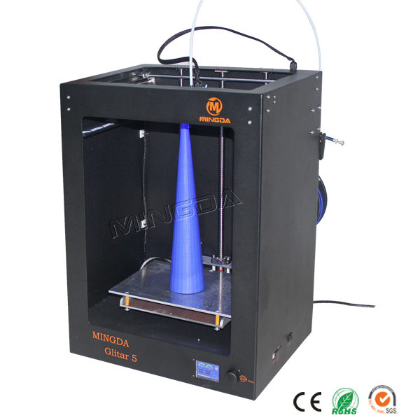 Made in China 3D Printer,MINGDA Glitar 5 Large 3D printer 300*200*400mm,Best price 3D printers