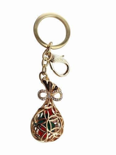 Charming Metal Purse Design key ring