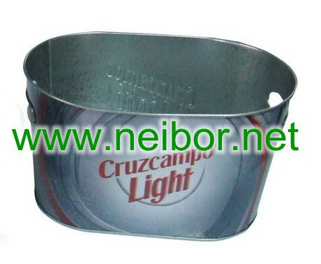 tin ice bucket, metal beer bucket, beer cooler, tin ice bucket,wine bucket