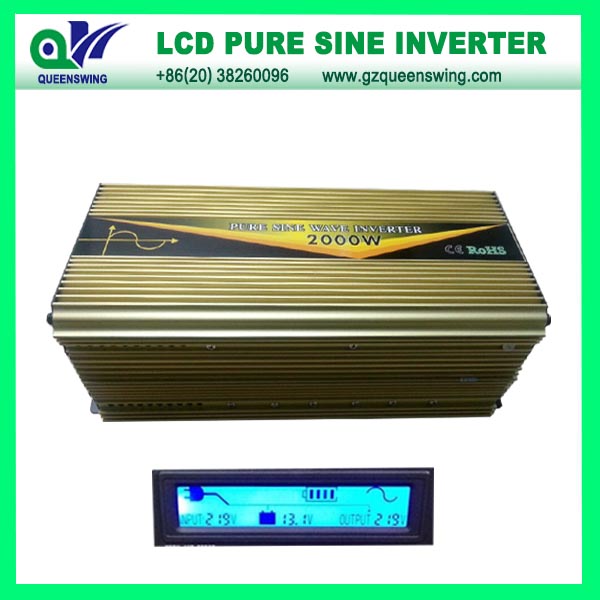 UPS 1000W Pure Sine Wave Charger Power Inverter (QW-P1000UPS-LCD)