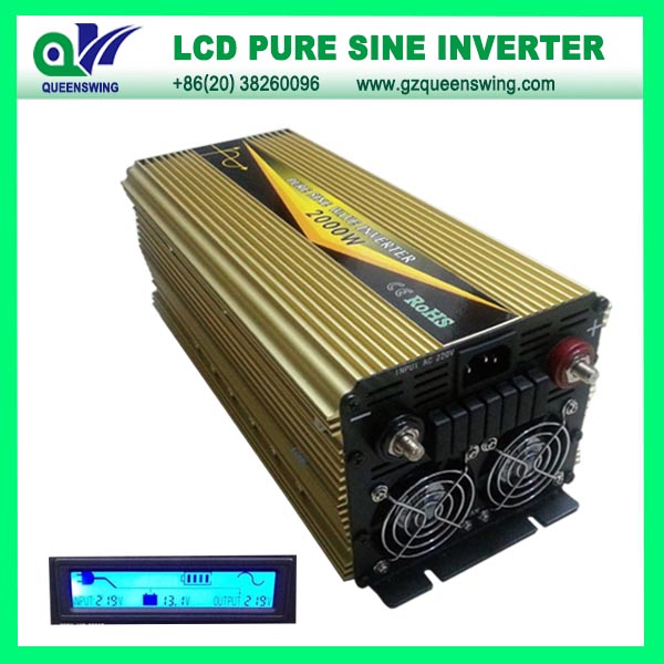 2000W LCD UPS Charger Pure Sine Wave Power Inverter (QW-P2000UPS-LCD)