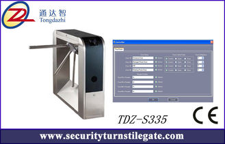 Time attendance Controlled Access Turnstiles For IC / ID / Magnetic Card