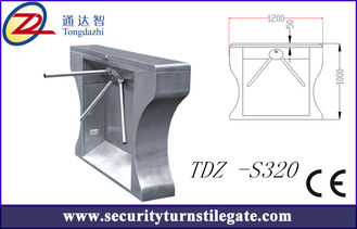 Automatic Waist High Turnstiles with Three Pod Turnstyle for Bar Code Card