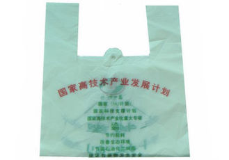 Eco-Friendly Plastic Biodegradable Bags , Environmental Polythene Bag
