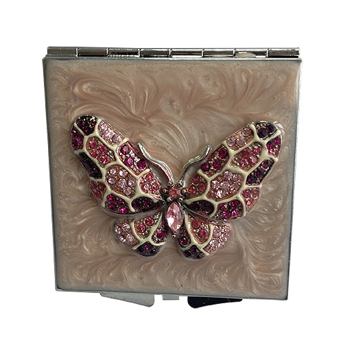Mult-Color Butterfly Compact Mirrors