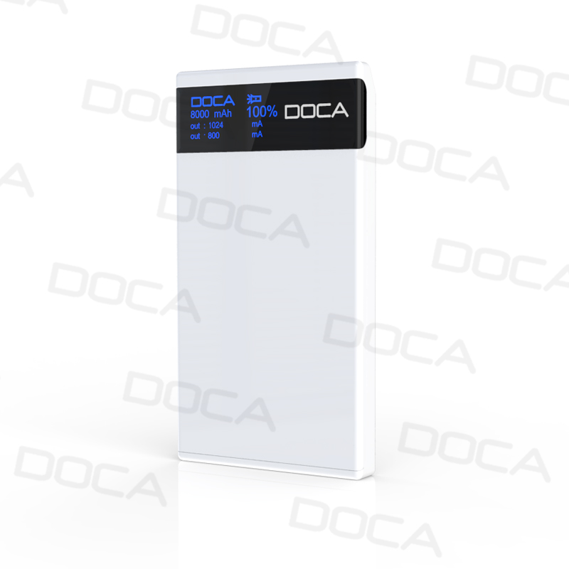 DOCA 8000mah phone charger for smart phone 