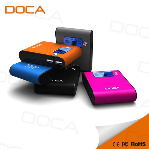 power bank with LCD digital display 