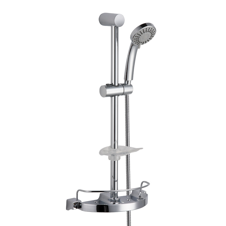 CLASSIC SLIDE SHOWER BAR SET(WITH SHOWER HEAD, SHOWER HOSES, COMMODITY SHELF)