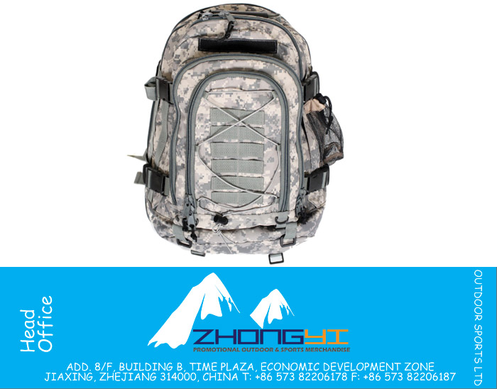 Digital Camouflage Backpack with PVC Coating