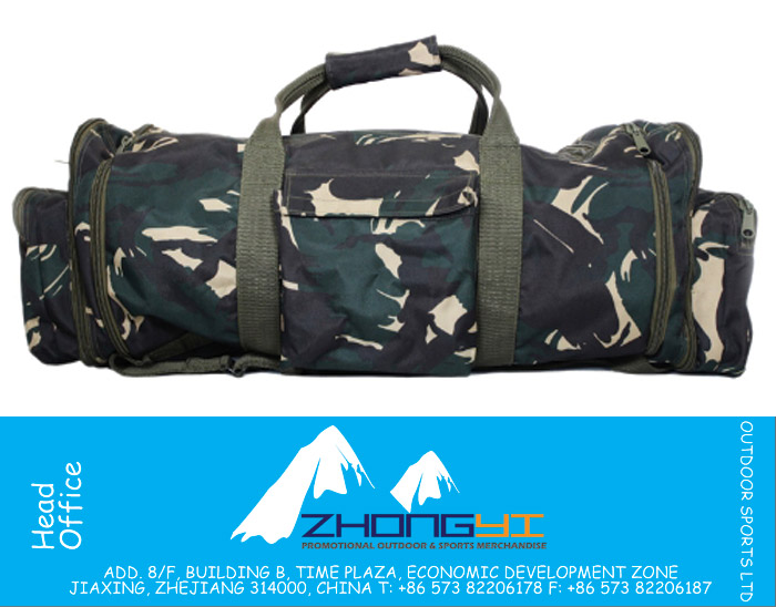 Jungle Camouflage Travelling Bag with PVC Coating