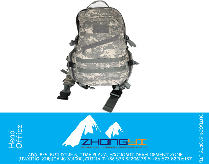 Digita Camouflage Backpack with PU Coating 