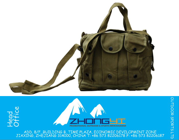 Olive Drab Magazine Pouch Cotton Canvas Bag