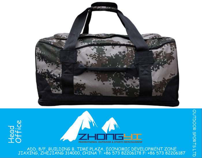 Digital Camouflage Travelling Bag with PU Coating 