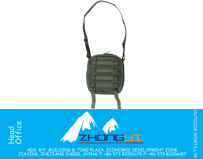 Olive Polyester Fabric Drab Bag with PU Coating