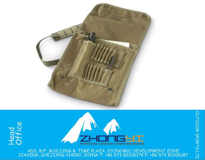 Military Surplus Canvas Map Case / Bag