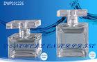Square Spray Empty Glass Perfume Bottles Refillable Perfume Bottle With Pump