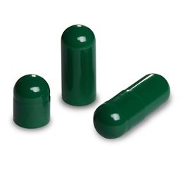 Halal Capsules Size 000 Dark Green