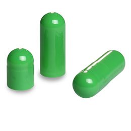 Apple Green Halal Gelatin Capsules Size 00