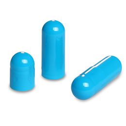 Blue Halal Gelatin Capsules Size 00