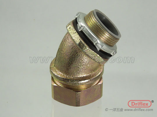 Nickel Plated Brass 45d Connector
