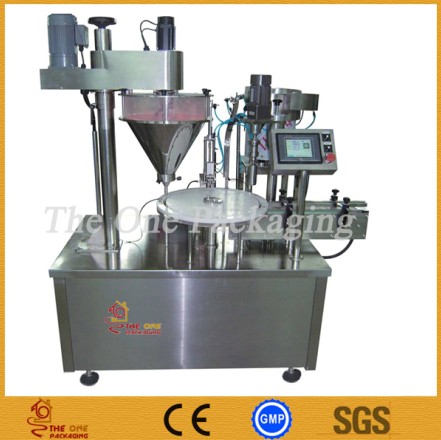 Automatic Powder Filling and Capping Machine