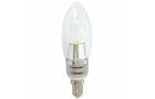 Epistar Chip 5W Dimmable LED Candle Bulbs , Flower-shaped LED Bulbs 400Lm 4000K For Hotel