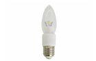 B15 B22 80 CRI 3W Dimmable LED Candle Bulbs / 240V SMD LED Candle Bulb 450Lm For Crystal Light