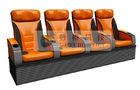 Removable 4d cinema chair , home theater furniture seating for family cinema