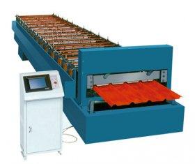 Custom Roof Panel Roll Forming Machine with Hydraulic Cutter 0 - 10m/min 11 Stations