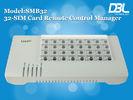 GSM SIM Box Gateway / Remote SIM Bank DDNS for Private IP , 32 SIM Card Slots