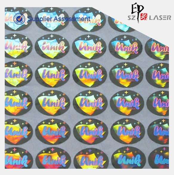 Holographic custom sticker