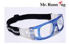 Volleyball / Badminton Eyeglasses , Blue Frame Goggle For Men / Women