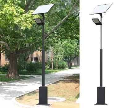 Area lighting pole